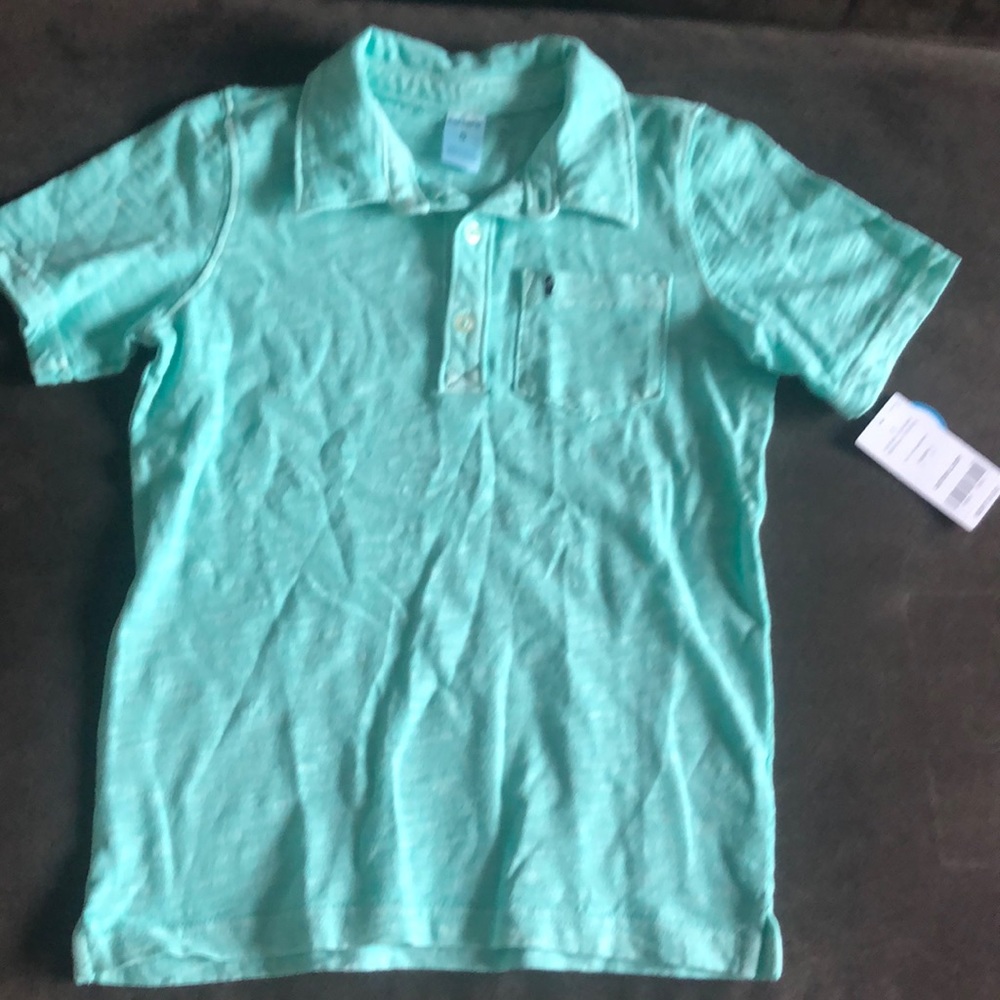 New with tags Carter’s boys polo shirt size 5